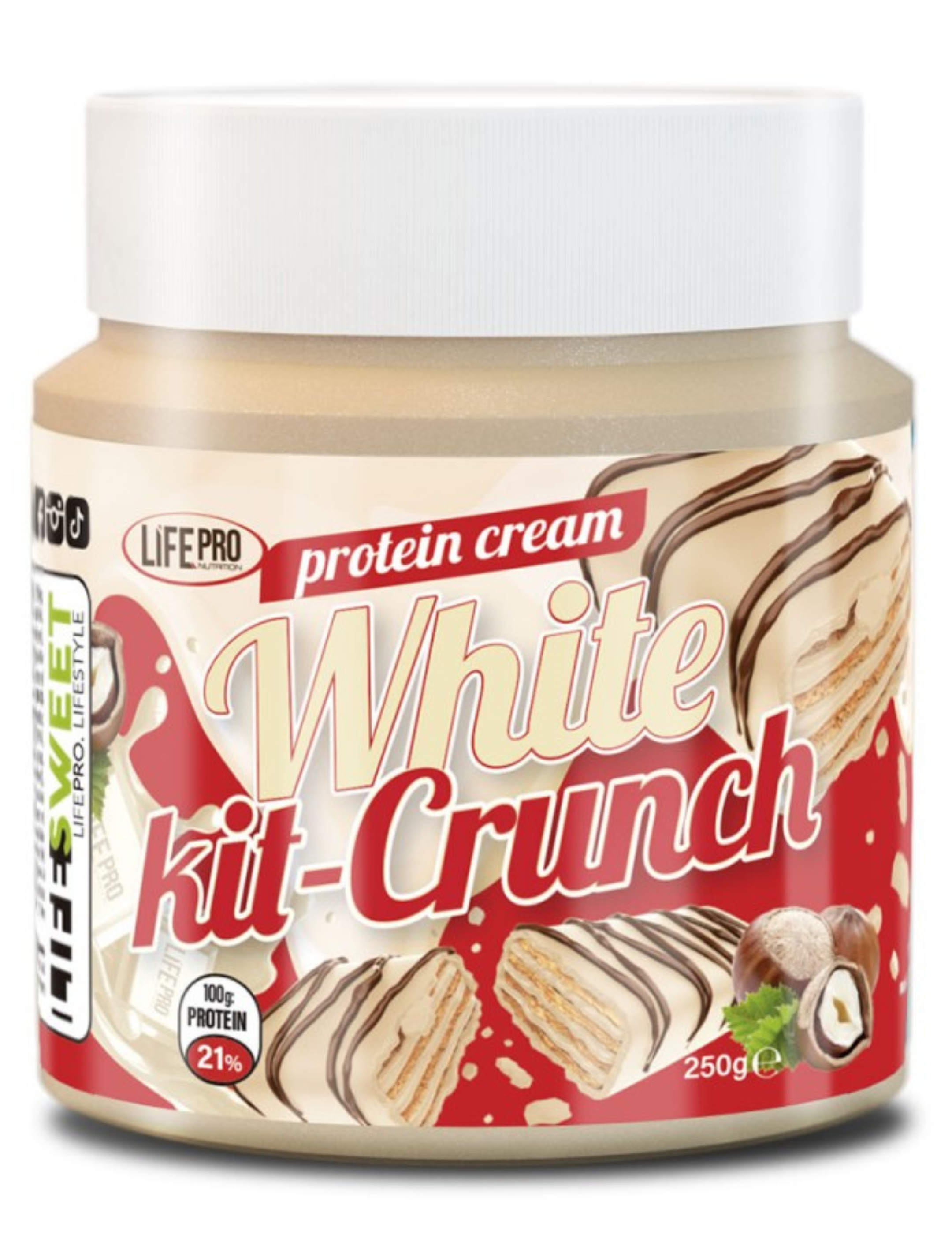 LIFE PRO CREAM PROTEIN KIT CRUNCH CHOCO BLANCO 250 G