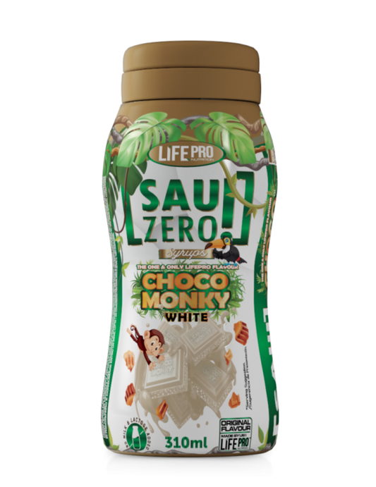 Sauzero Zero Calories White Choco Monky 310 ML