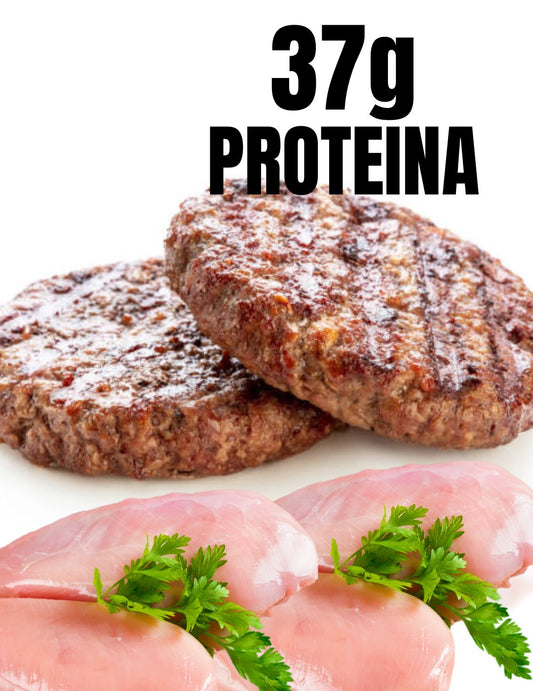 BURGER PECHUGA POLLO HIGH PROTEIN 37 G